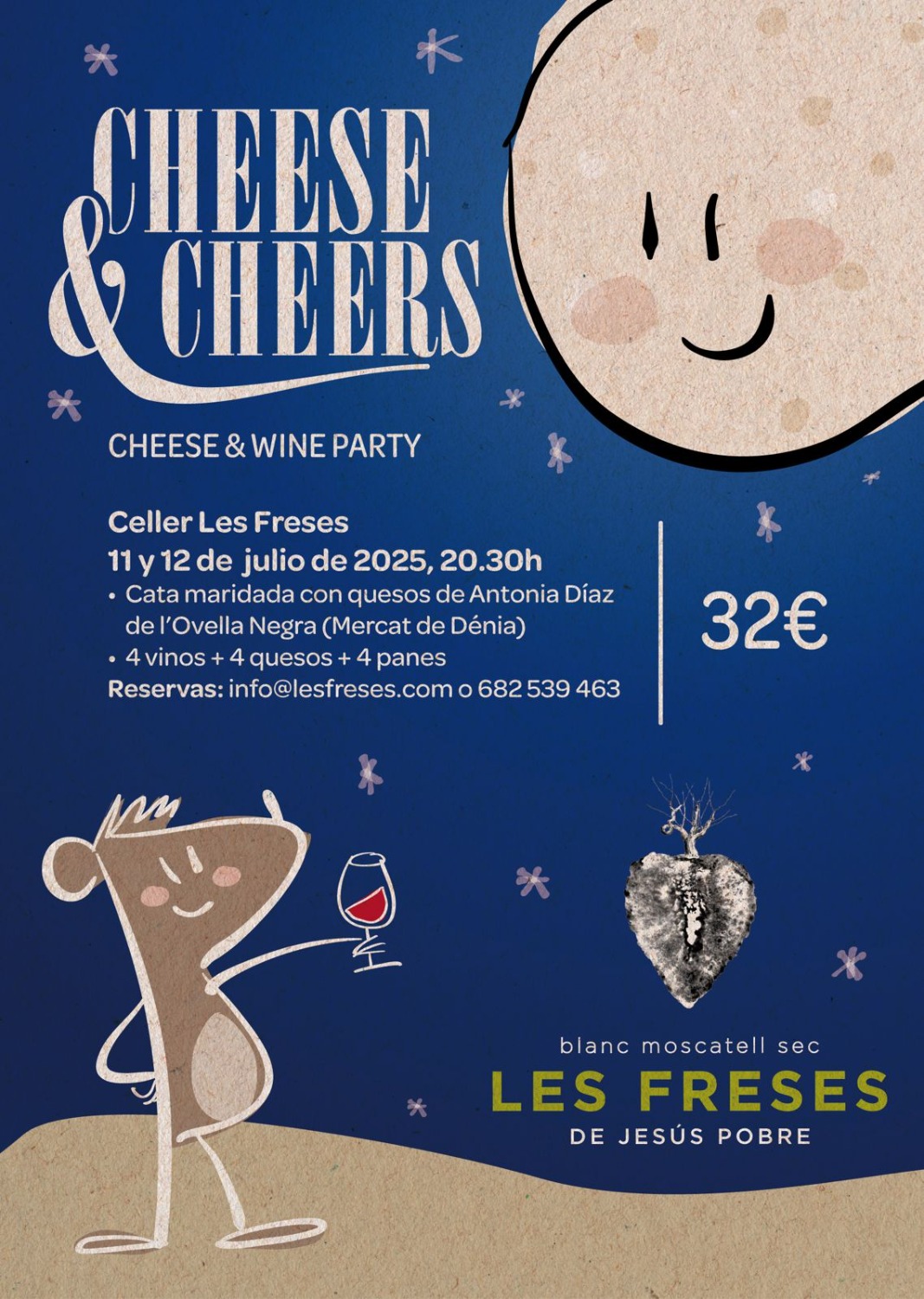 Cheese & Cheers 12TH JULY